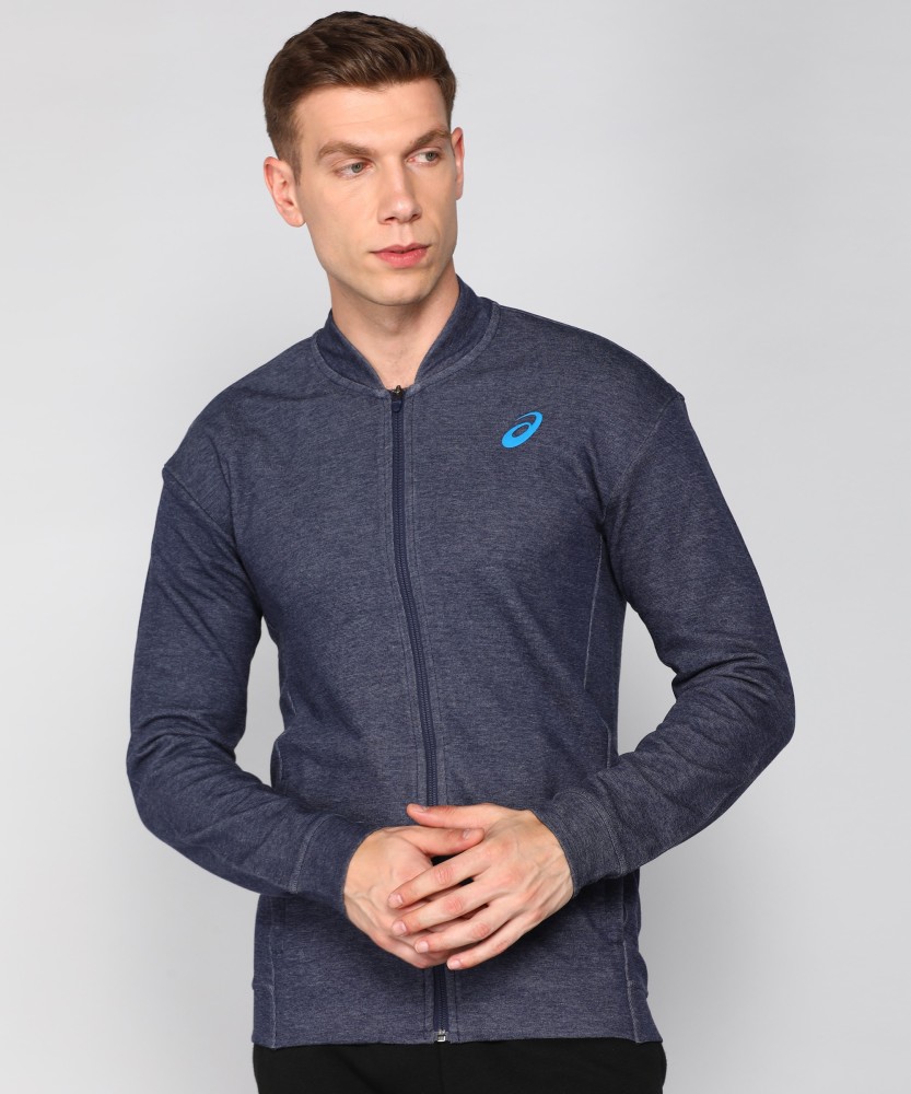 Asics Full Sleeve Solid Men Jacket Buy Asics Full Sleeve Solid