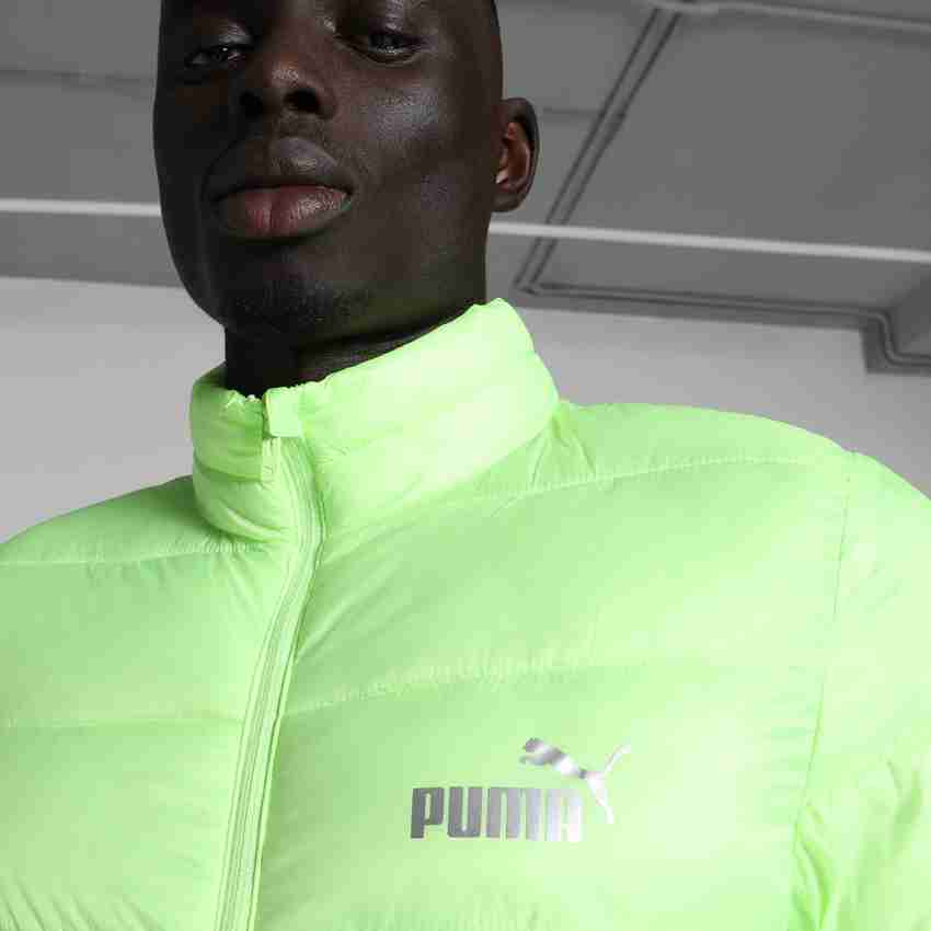 Puma neon store green jacket