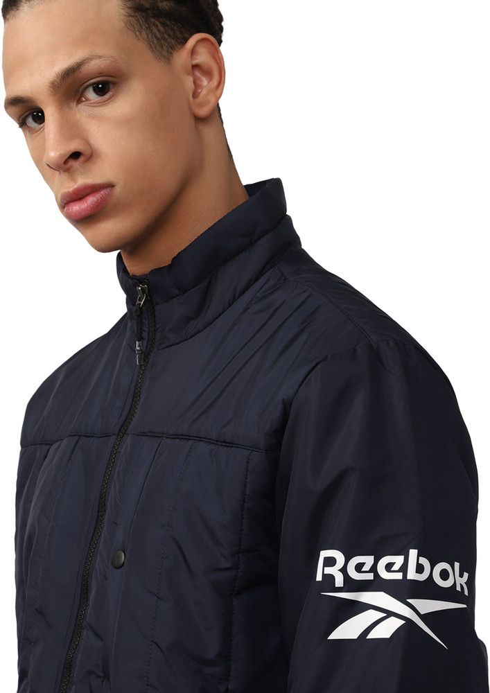 Reebok windbreaker black on sale