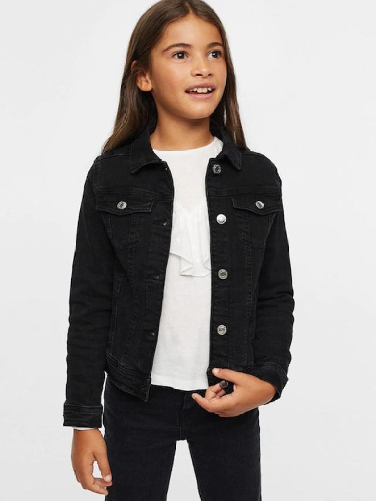 Girls black jean sales jacket