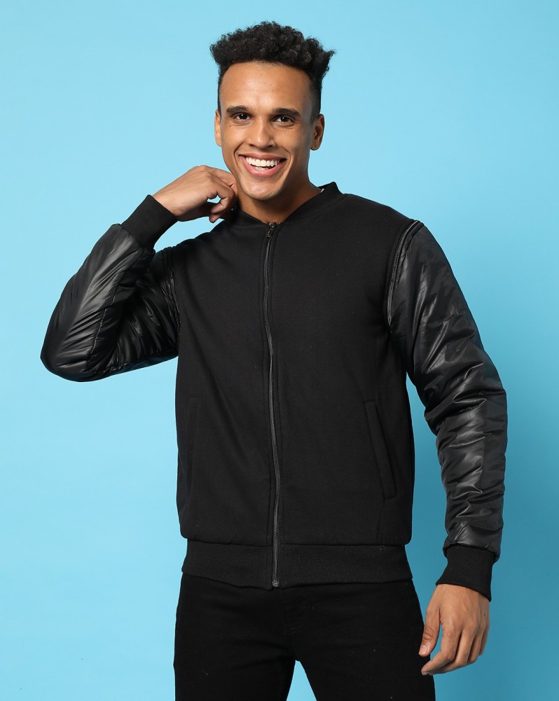 Campus sutra 2024 black bomber jacket