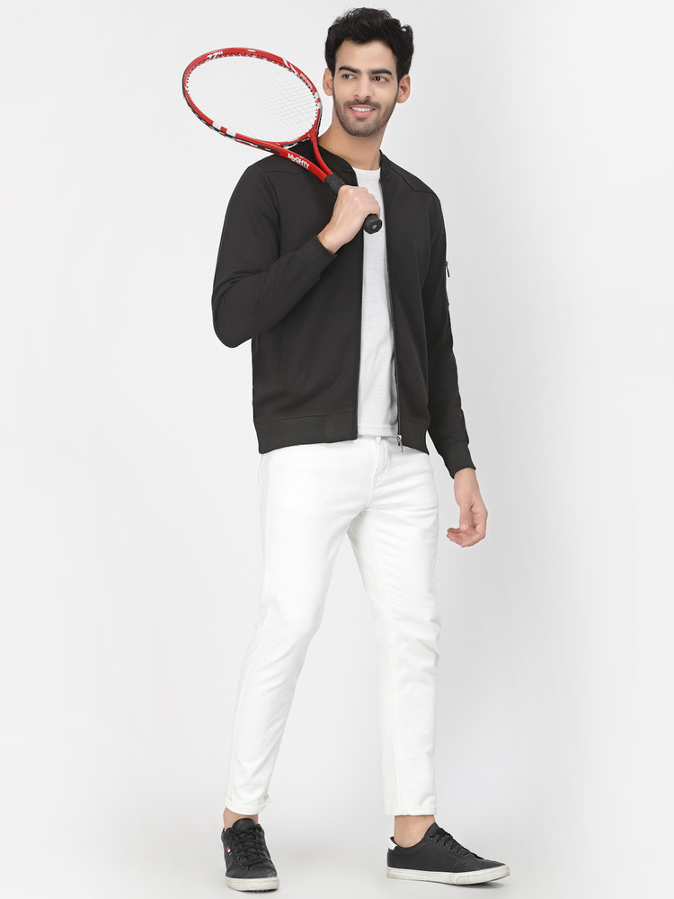 Black jacket top matching t shirt