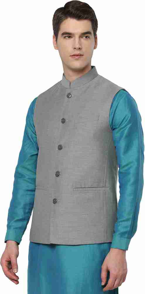 Jade blue 2025 nehru jacket