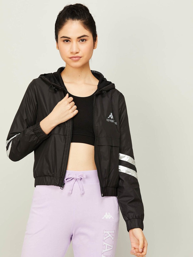 Kappa black jacket on sale womens