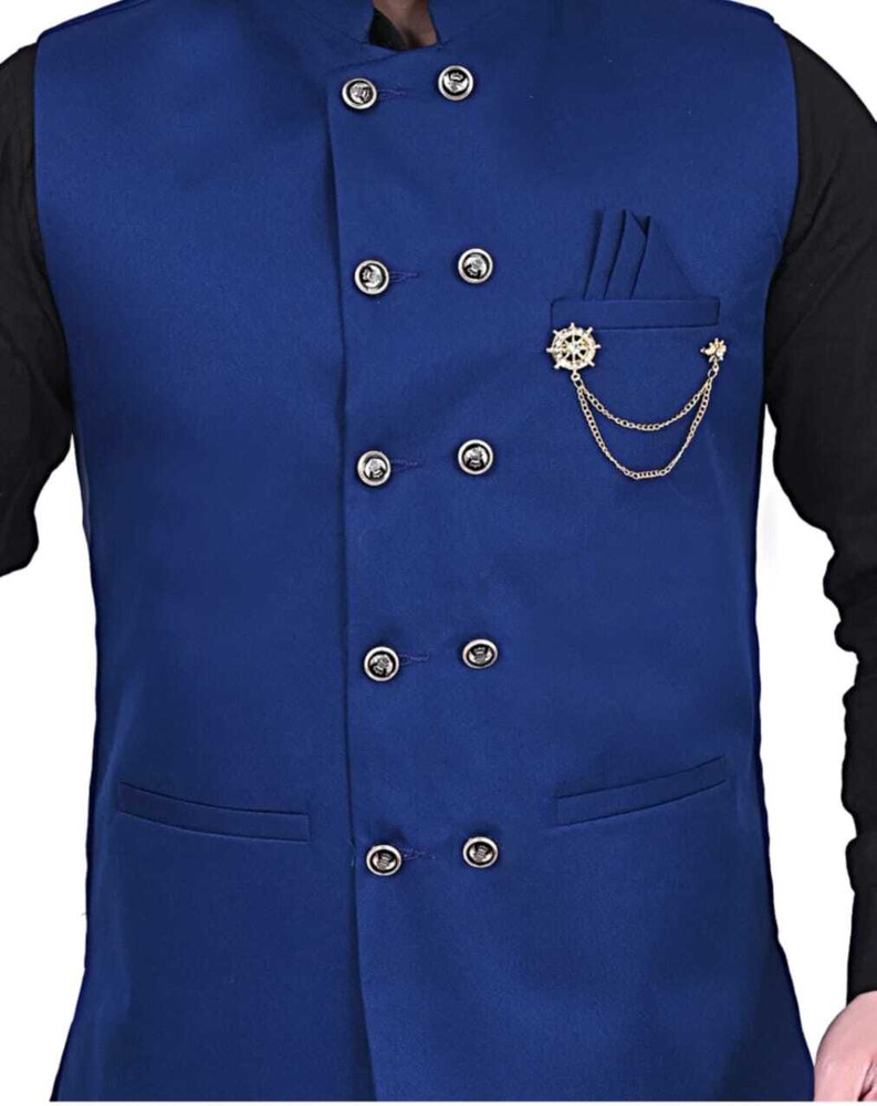 Double breasted nehru jacket store