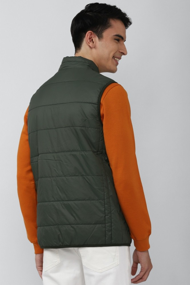 PETER ENGLAND Sleeveless Textured Men Jacket - Buy PETER ENGLAND Sleeveless  Textured Men Jacket Online at Best Prices in India