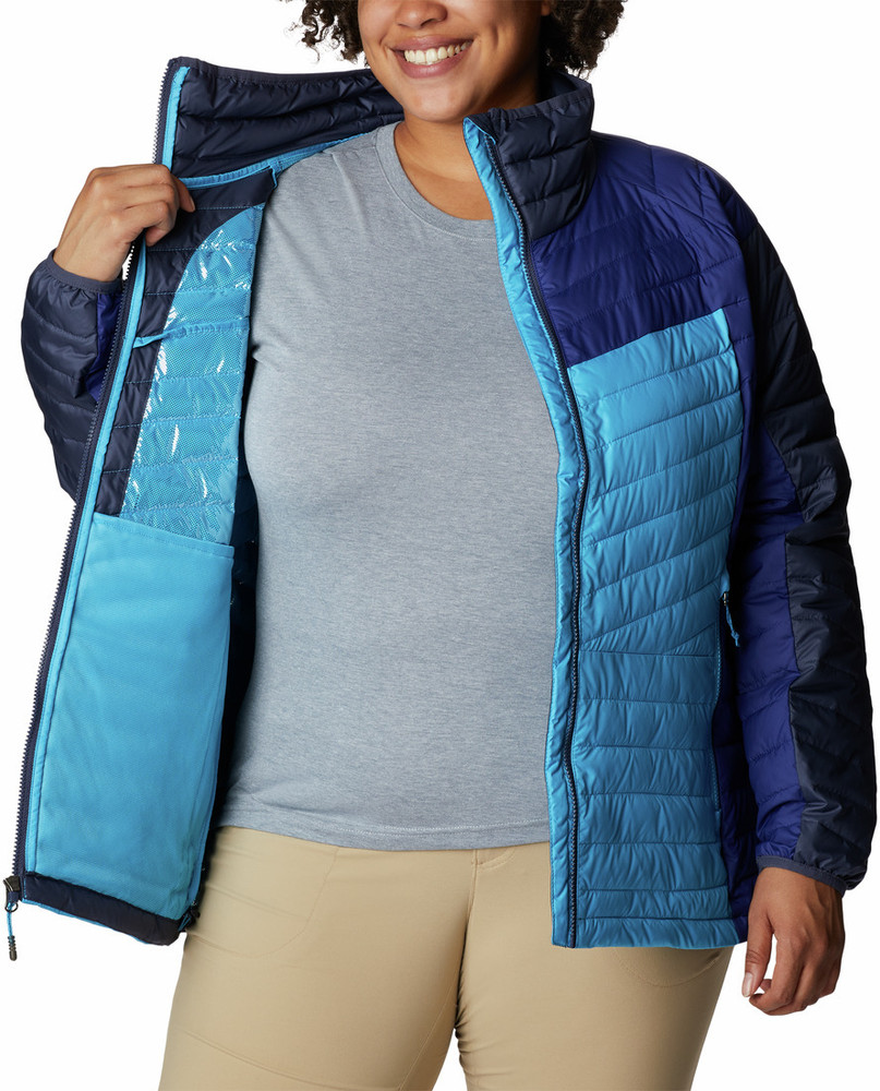 Columbia sportswear women's powder pillow hybrid jacket clearance