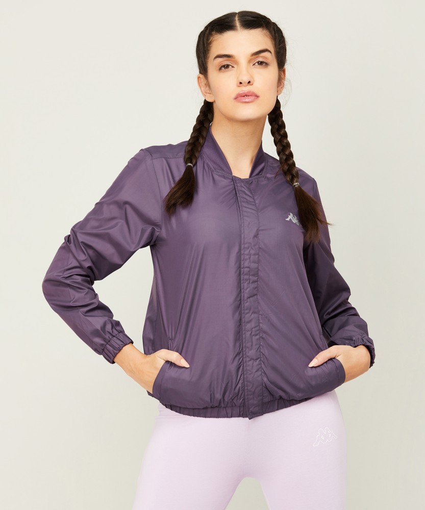 Purple kappa track hot sale jacket