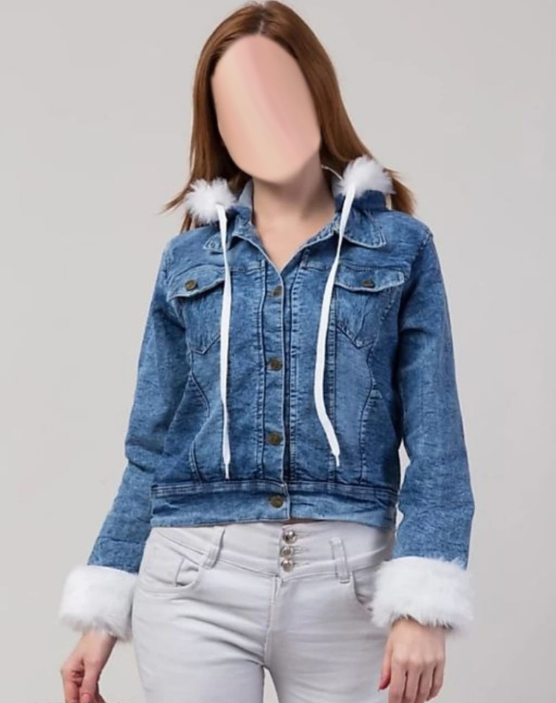 Denim jacket clearance for women flipkart