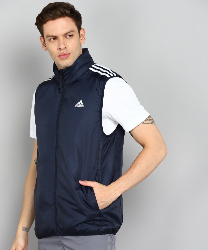 ADIDAS Sleeveless Solid Men Jacket