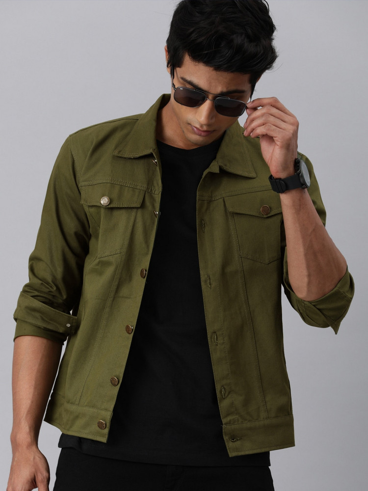 Coloured denim jacket on sale