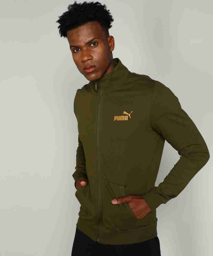 Puma tracksuit olive on sale green