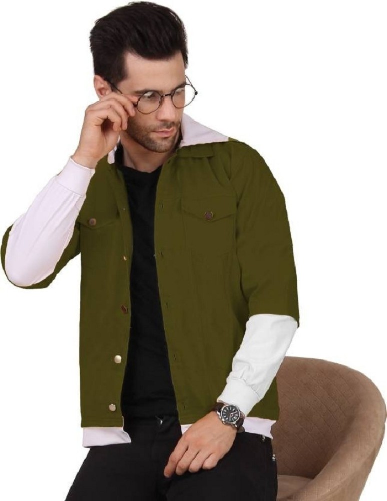 Mens denim jacket on sale flipkart