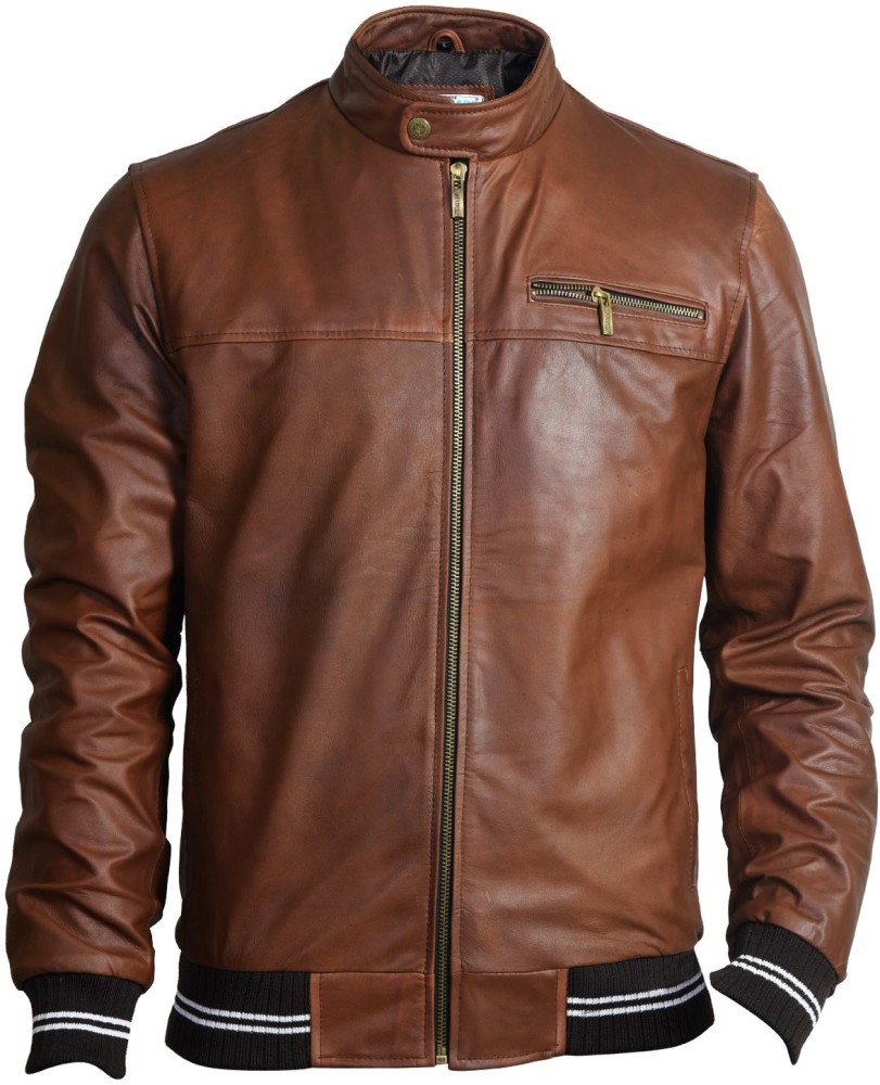 Flipkart men's leather on sale jackets