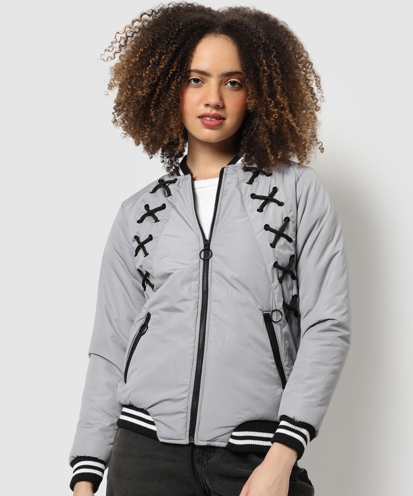 Buy Grey Jackets & Coats for Women by Campus Sutra Online