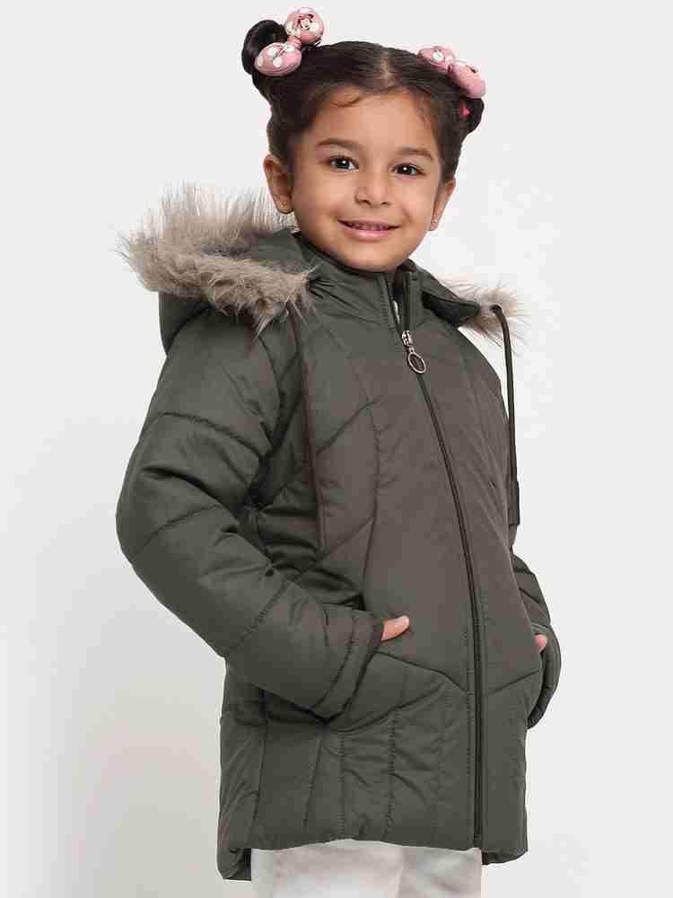 Girls olive sale jacket