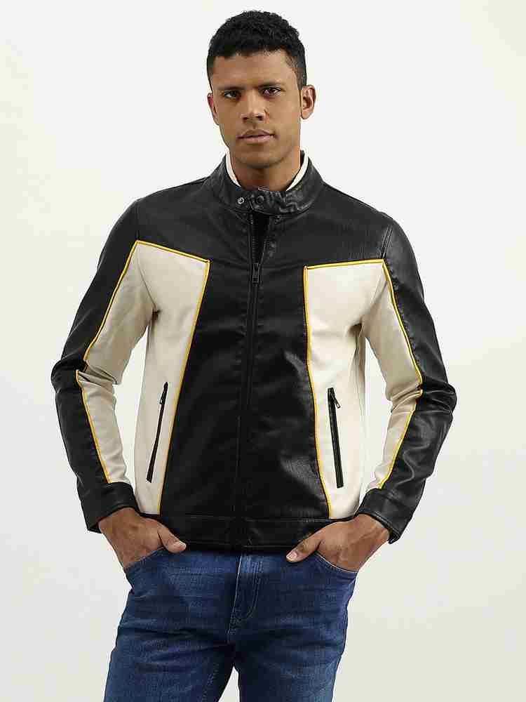 Benetton leather jacket shop