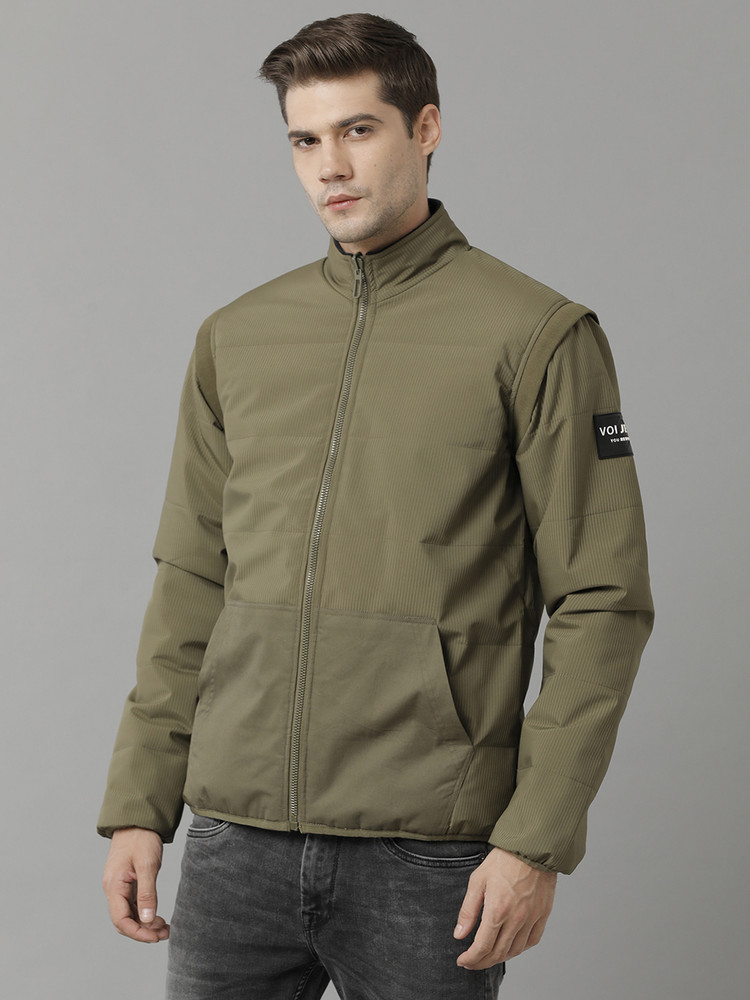 VOI JEANS Full Sleeve Solid Men Jacket Buy VOI JEANS Full Sleeve