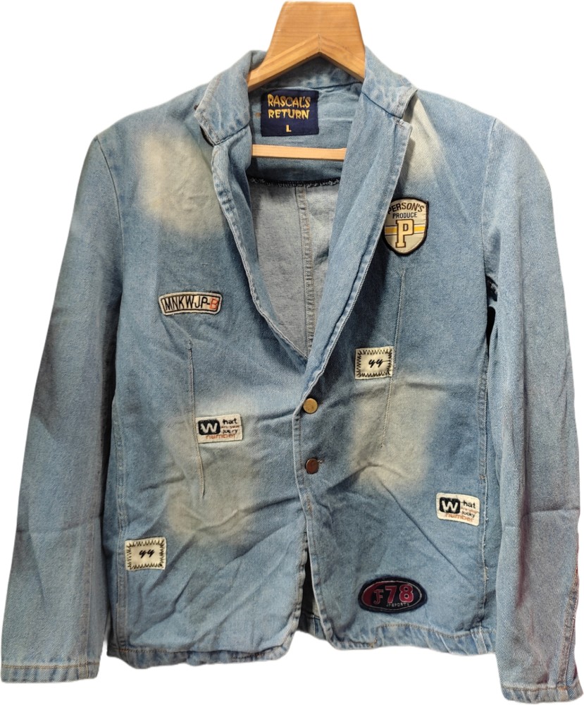 Denim jacket men flipkart sale