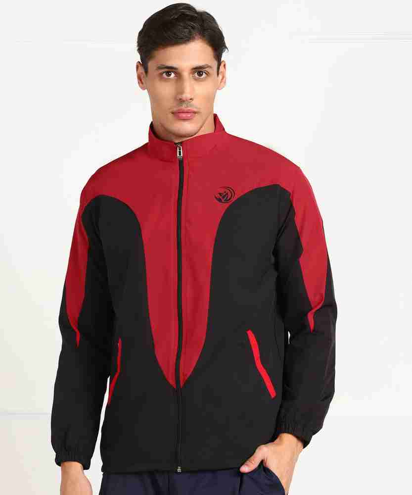 Black and red sports jacket store