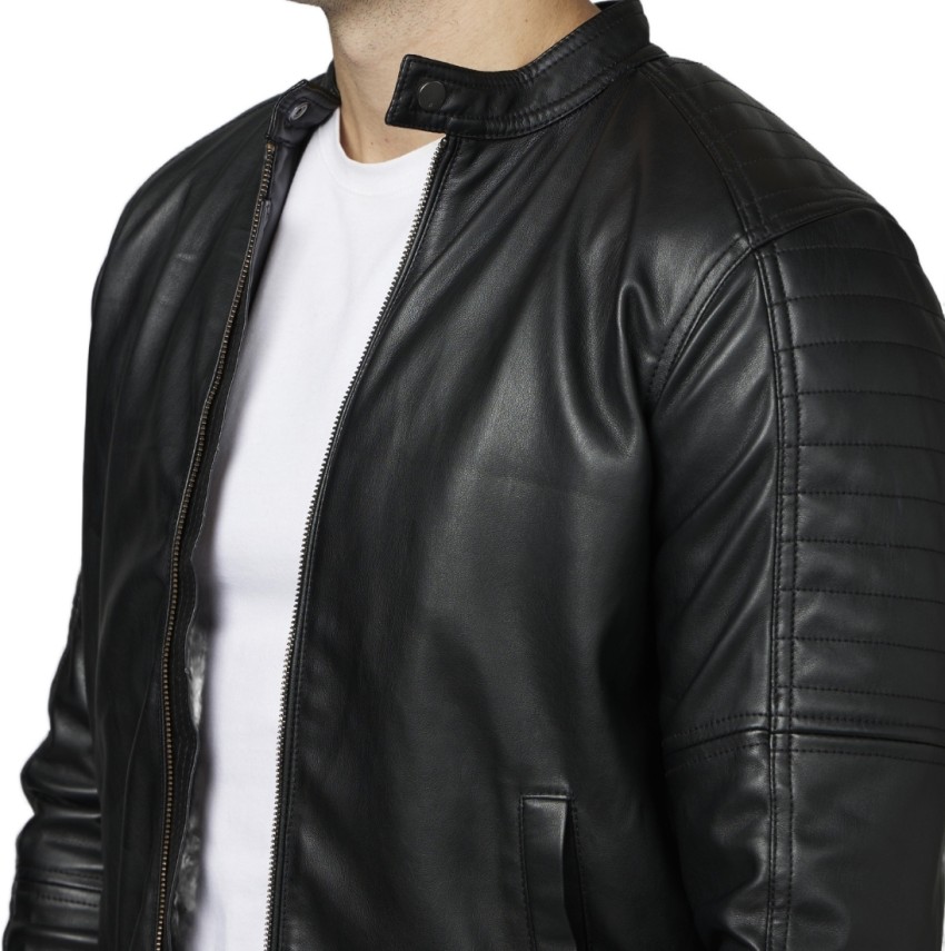 Celio leather shop jacket price