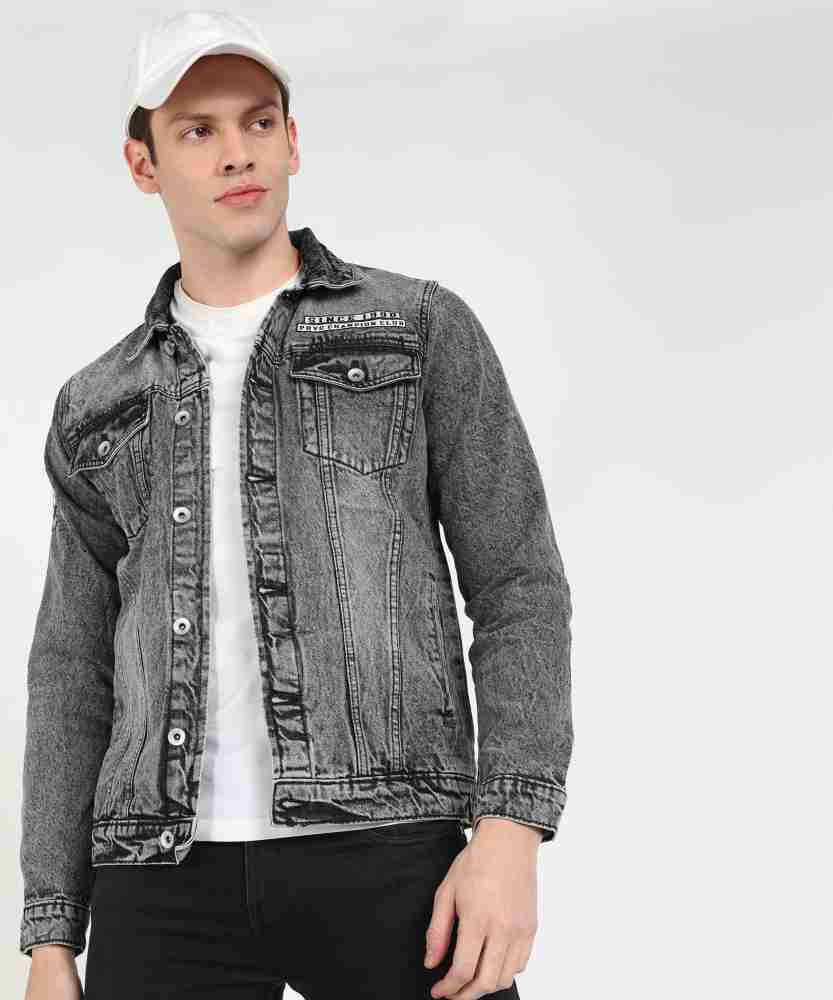 PROVOGUE Full Sleeve Washed Men Denim Jacket Buy PROVOGUE Full Sleeve Washed Men Denim Jacket Online at Best Prices in India Flipkart