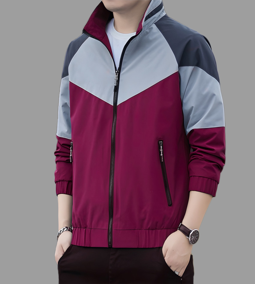 Azmani Full Sleeve Colorblock Men Jacket Buy Azmani Full Sleeve