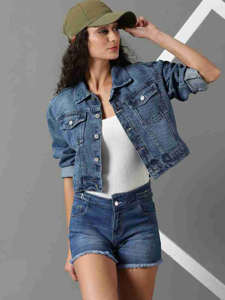 Denim shorts denim jacket hotsell