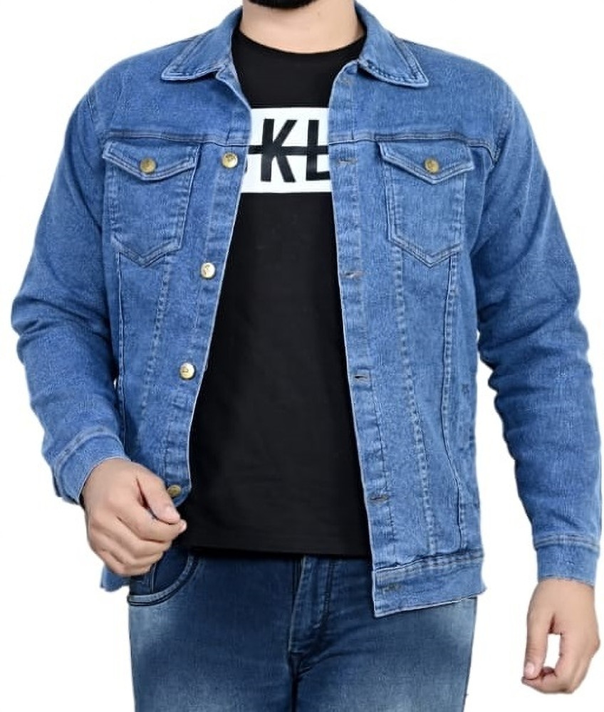MSENTERPRISES Full Sleeve Washed Men Denim Jacket Buy