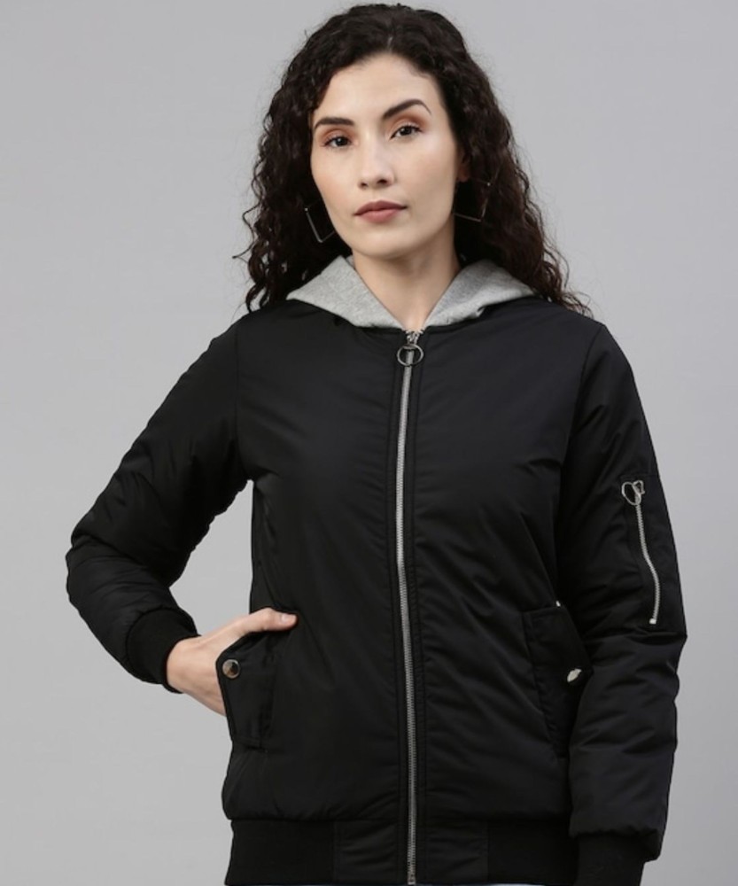 Buy Black Jackets & Coats for Women by Campus Sutra Online