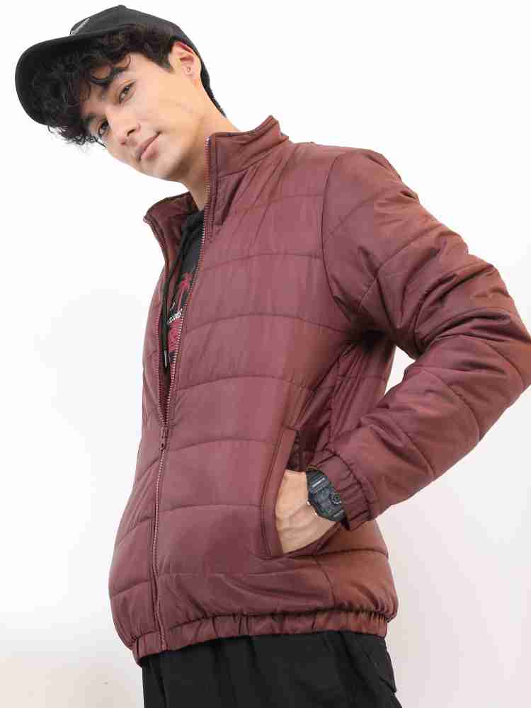 Mens maroon puffer outlet jacket