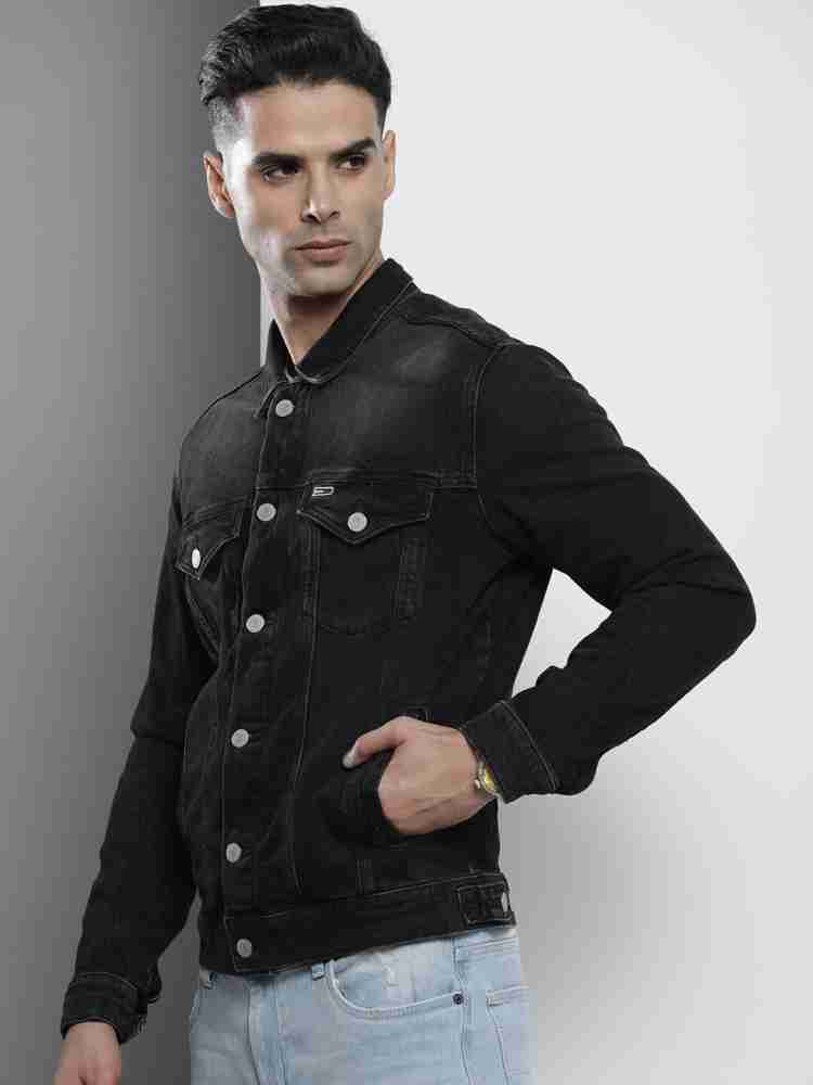 Tommy hilfiger best sale black denim jacket