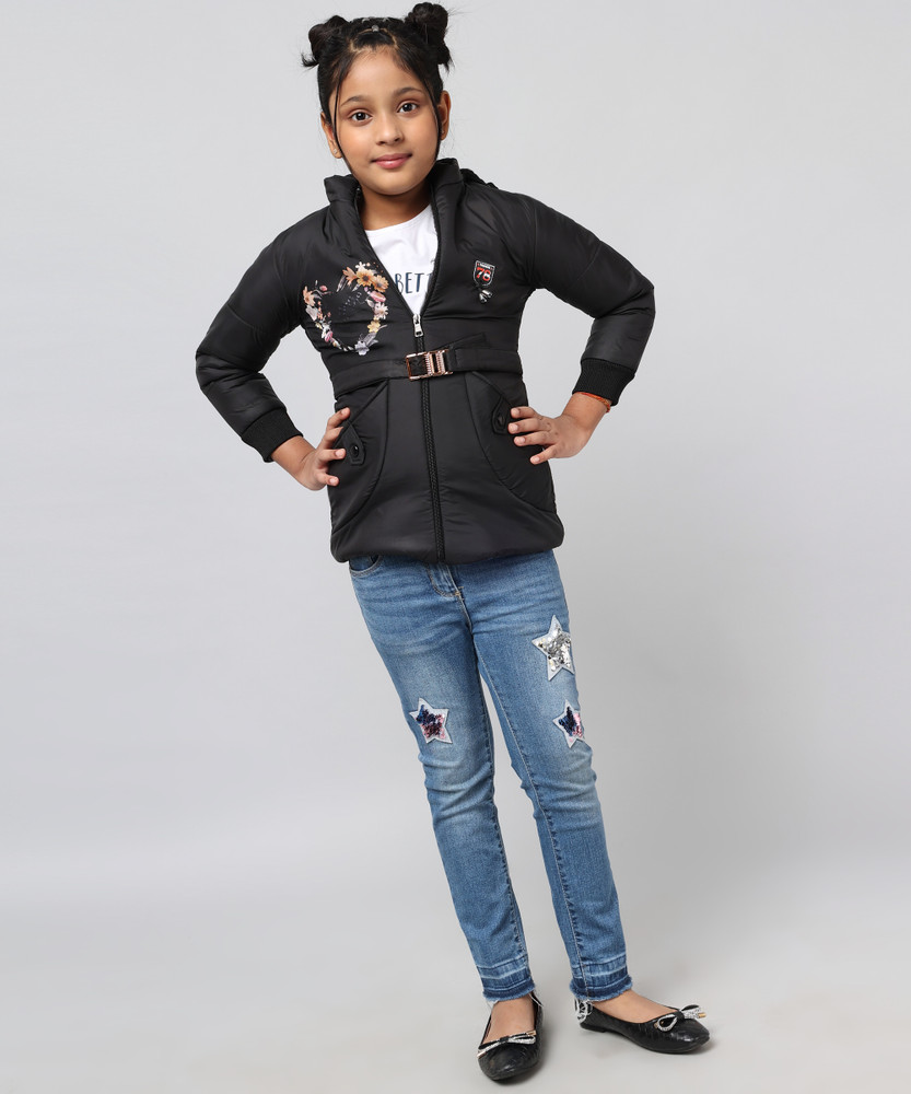 Fame Hype Full Sleeve Printed Girls Jacket Buy Fame Hype Full