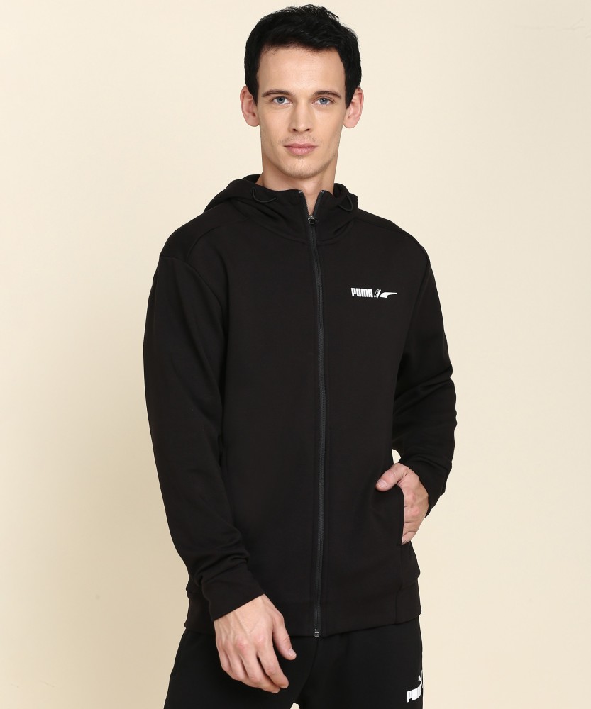 Puma full sleeve best sale solid men fleece jacket