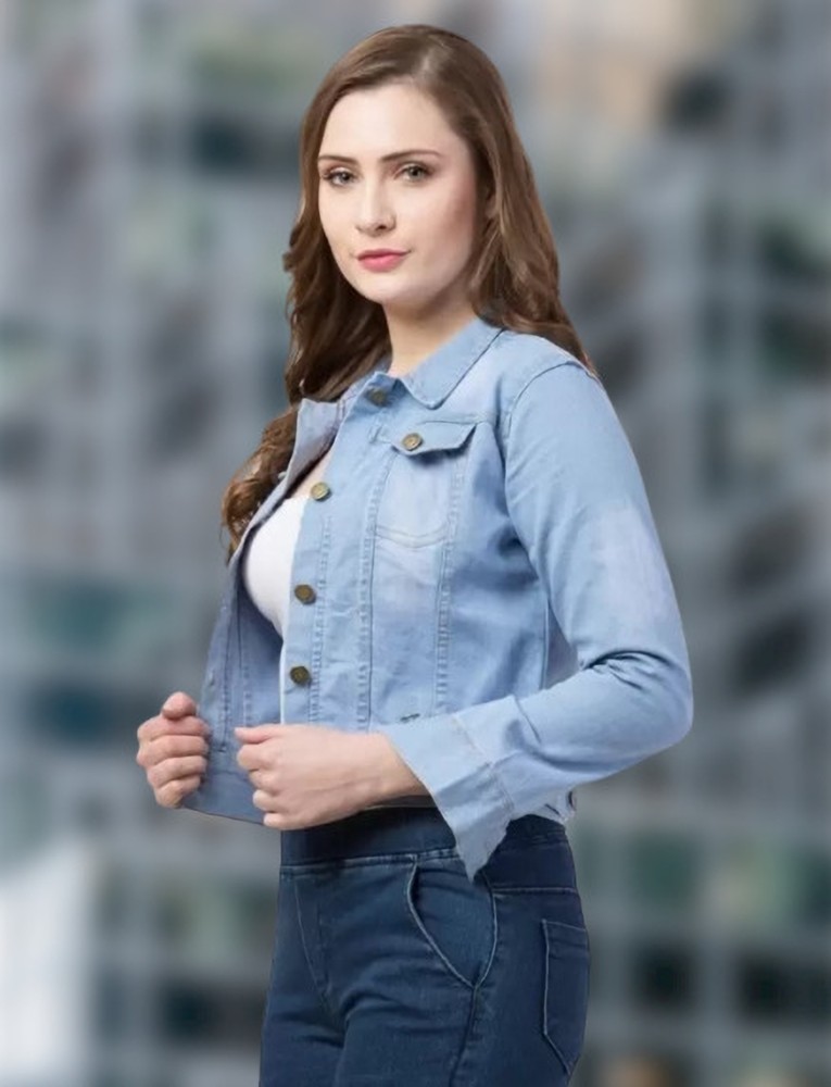 Denim jacket for women on clearance flipkart