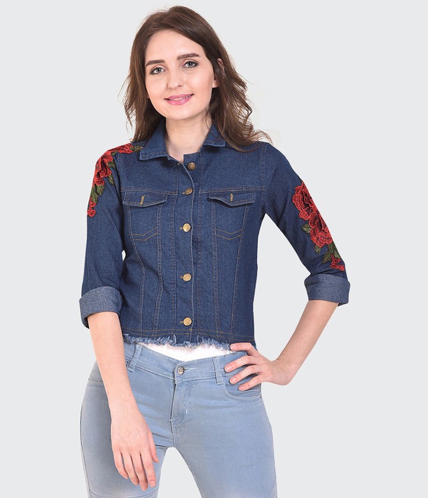 Jeans coat for ladies on sale flipkart