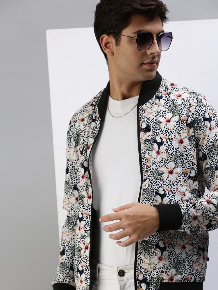 Floral print hotsell jacket mens