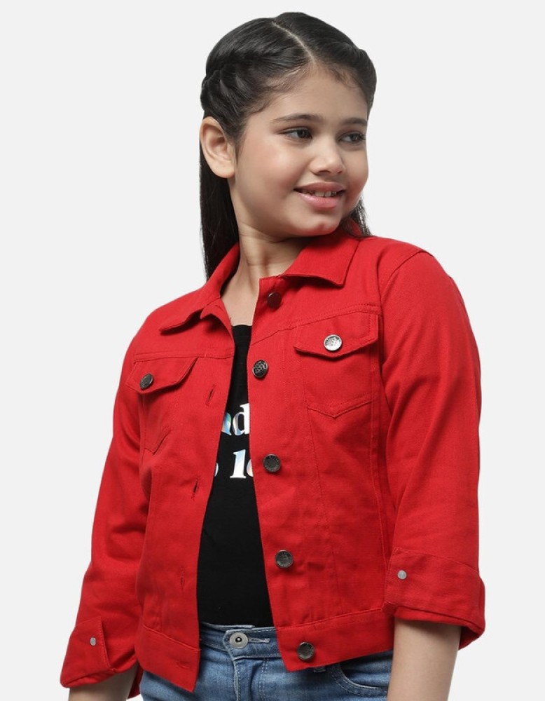 Denim jacket hotsell for girls flipkart