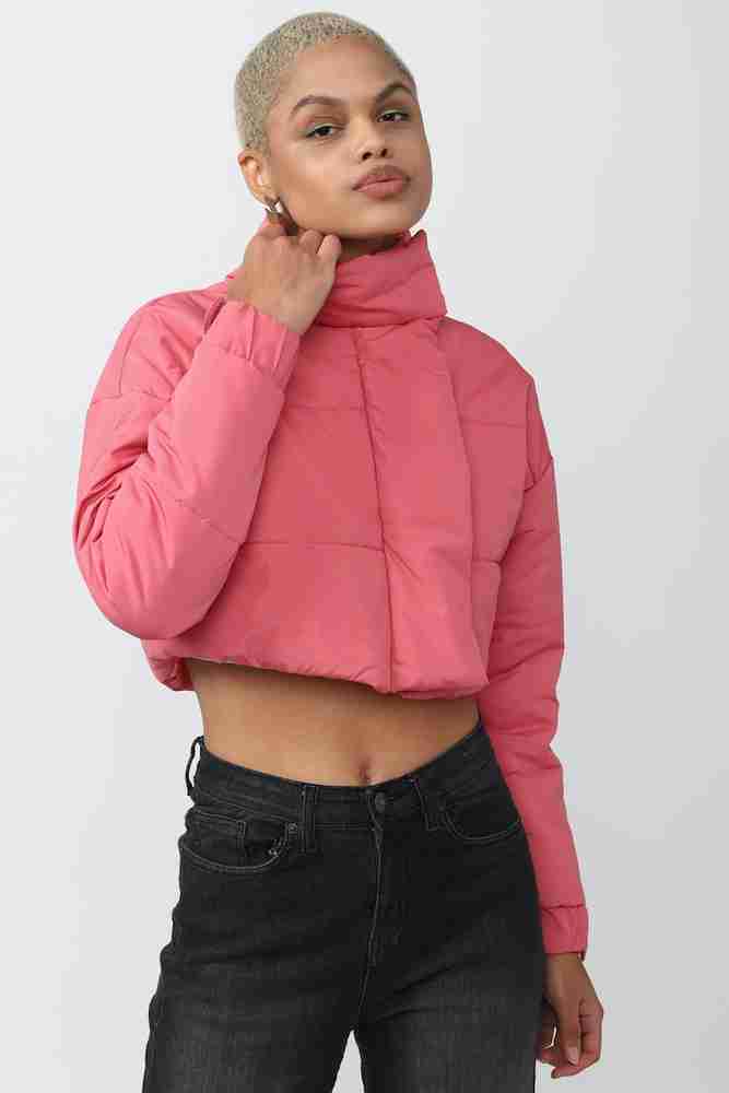 Forever 21 pink puffer jacket on sale
