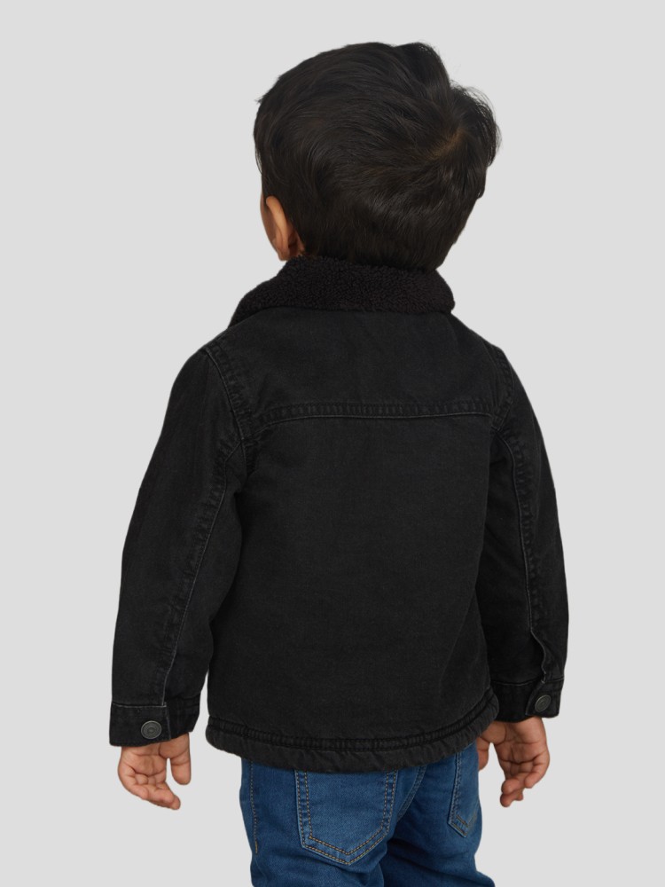 Baby boy on sale black jean jacket