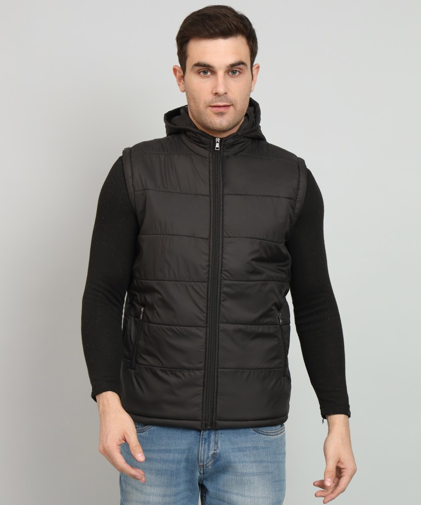 SYDNEY HILLS Sleeveless Self Design Men Jacket Buy SYDNEY HILLS