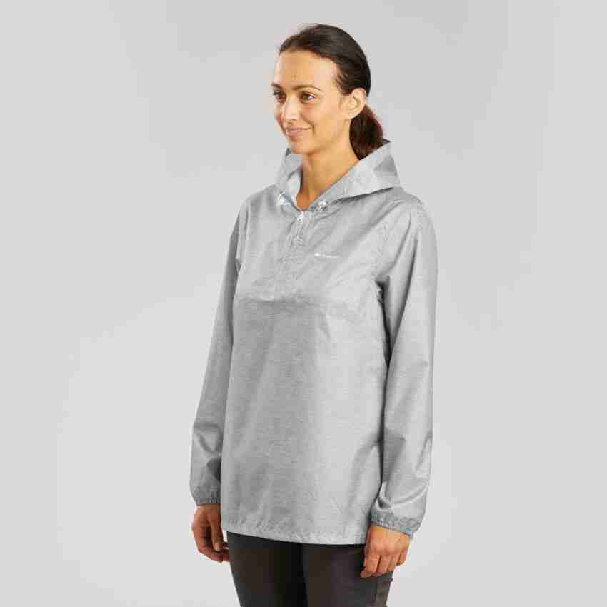 QUECHUA Solid Women Raincoat Buy QUECHUA Solid Women Raincoat