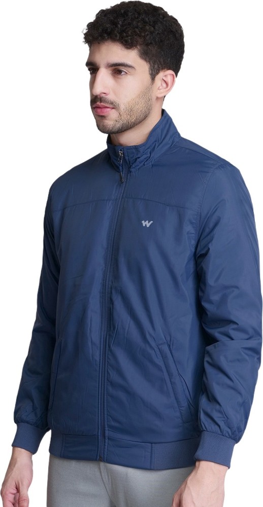 Wildcraft blue solid casual clearance jacket