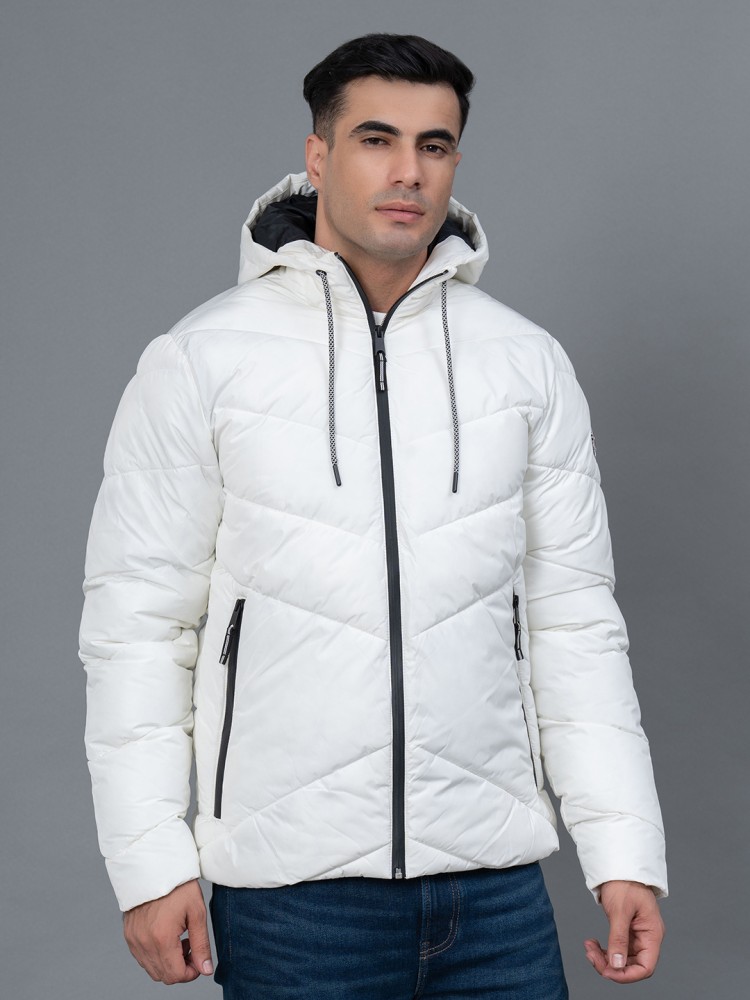 Mens white 2025 padded jacket