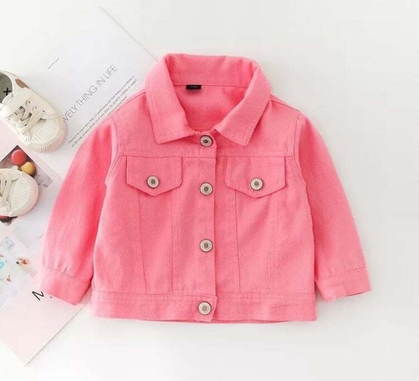 H and m pink denim clearance jacket