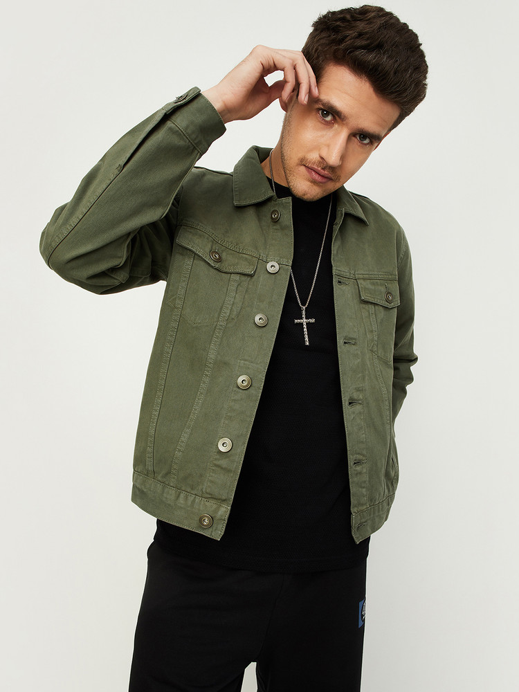 MAX Full Sleeve Solid Men Jacket Buy MAX Full Sleeve Solid Men