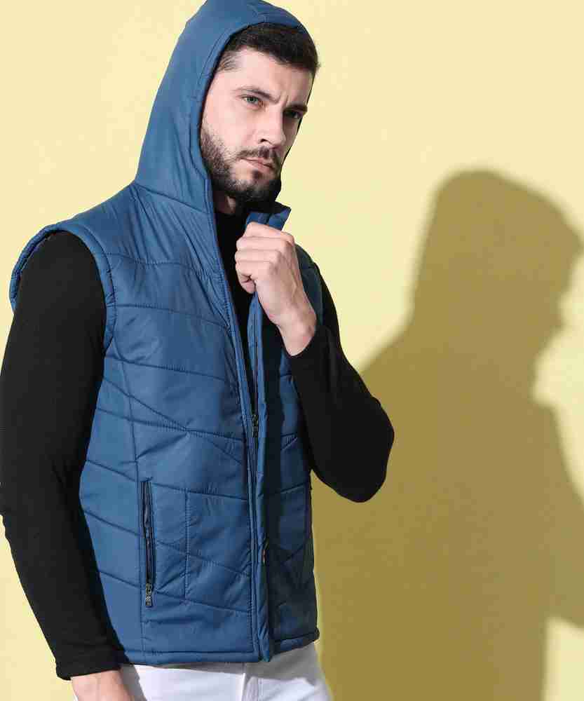 NYSINE Half Sleeve Solid Men Jacket - Buy NYSINE Half Sleeve Solid 