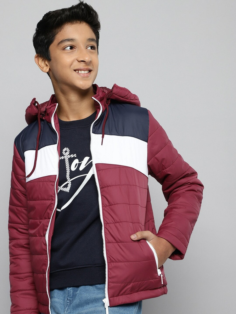 M H Juniors Full Sleeve Colorblock Boys Jacket Buy M H Juniors