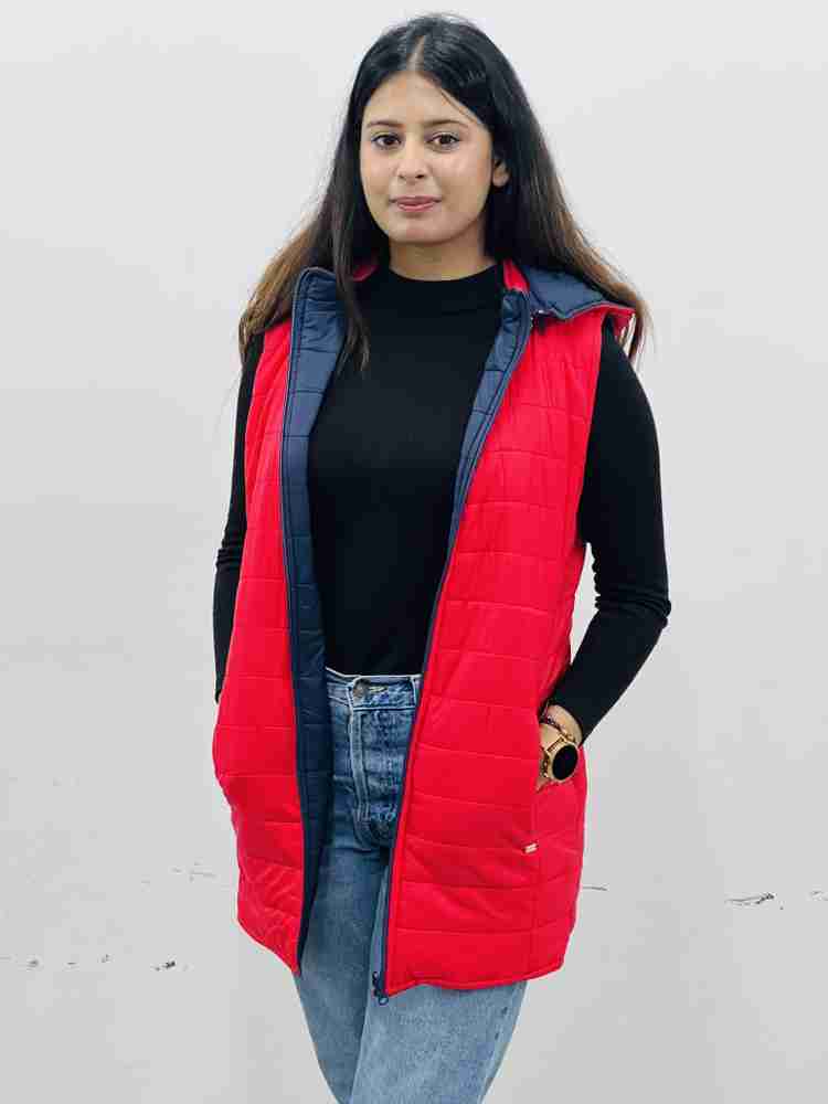 Half sleeve winter jacket for ladies online