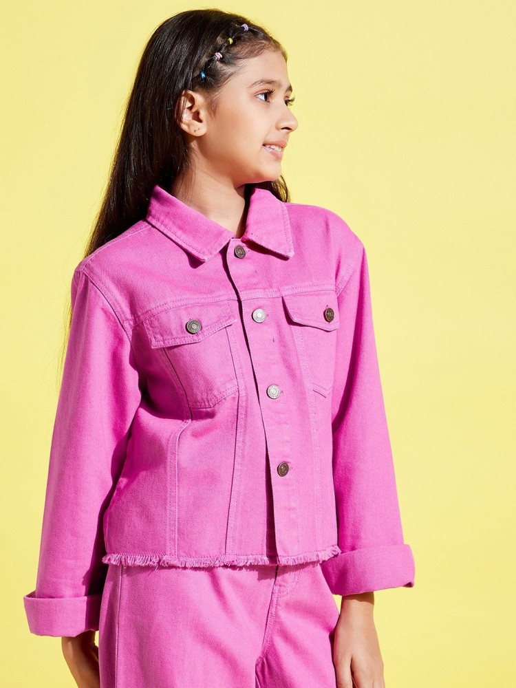 Kids cropped denim on sale jacket